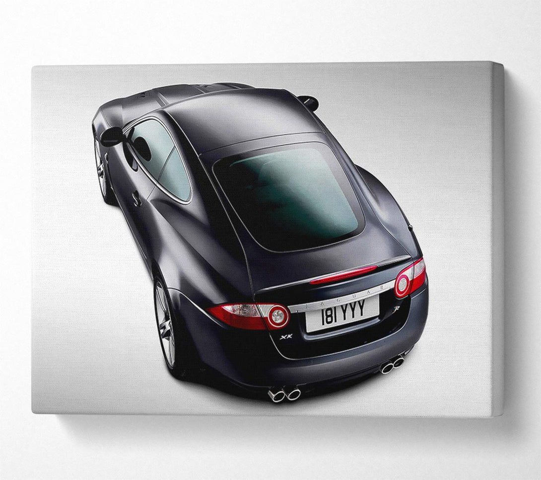  A Canvas Print of Aston Martin Rear View Canvas Art
