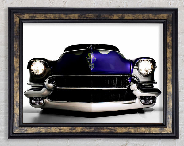 American Muscle Car Purple Framed Print
