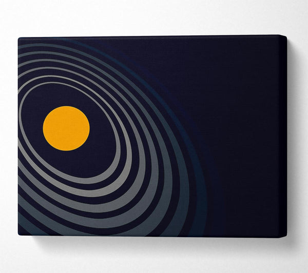  A Canvas Print of Planet Rings Canvas Print