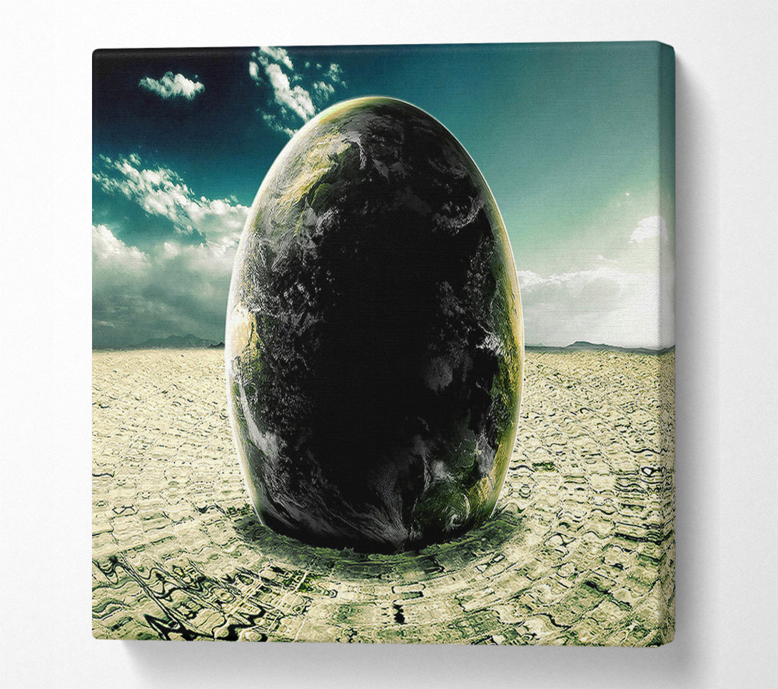  A Canvas Print of Earth Ripples Canvas Art