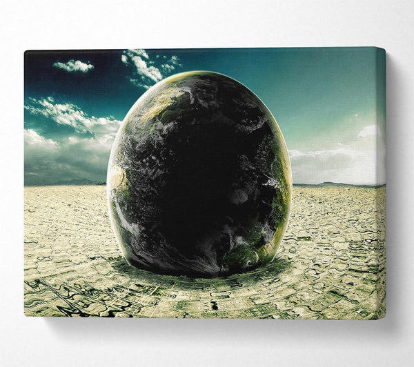  A Canvas Print of Earth Ripples Canvas Art