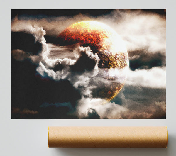 Planet In The Clouds Print