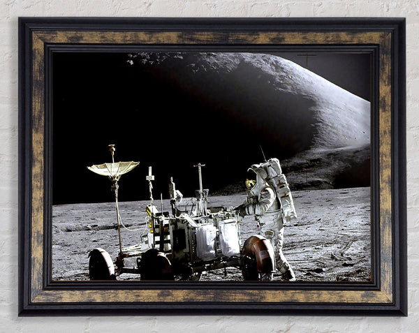 Mount Hadley Framed Print