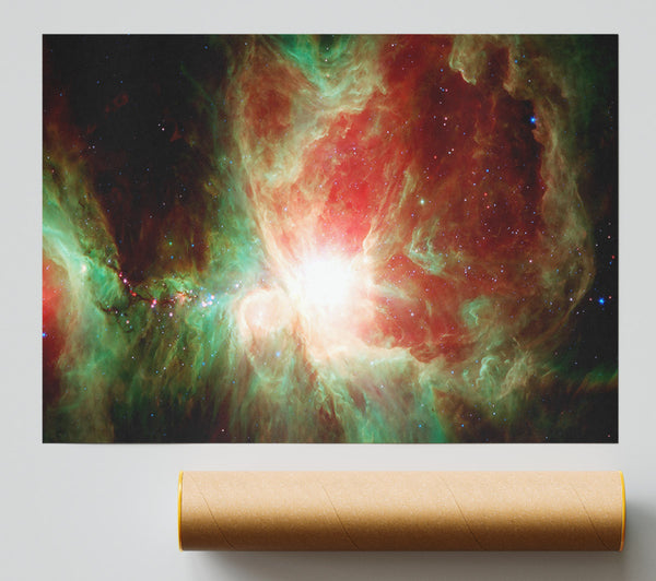 Space Gas Rainbow Giclee Print