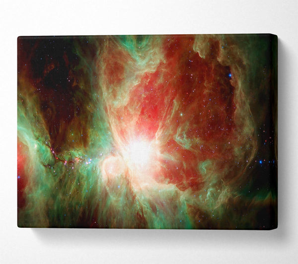  A Canvas Print of Space Gas Rainbow Canvas Print