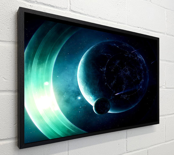 A Planet With Light Rings