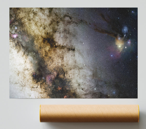 Milky Way Starscape Poster