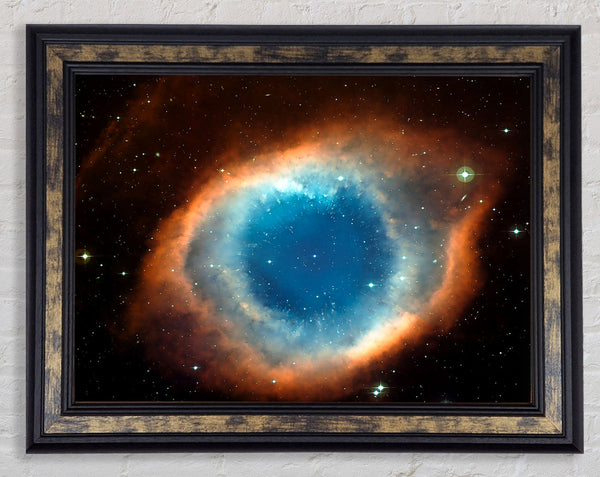 Helix Nebula Eye Of God Framed Print
