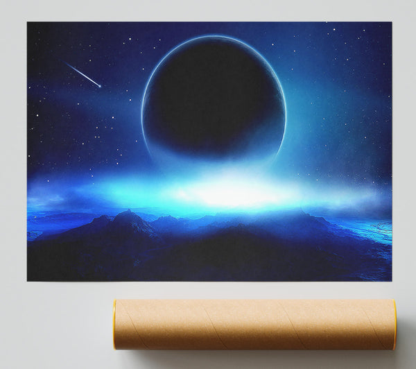 Universe From The Blue Planet Poster