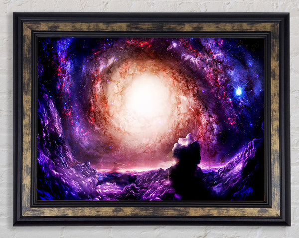 The Creation Of Time Framed Print
