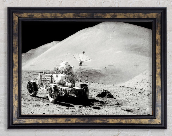 Moon Buggy Framed Print