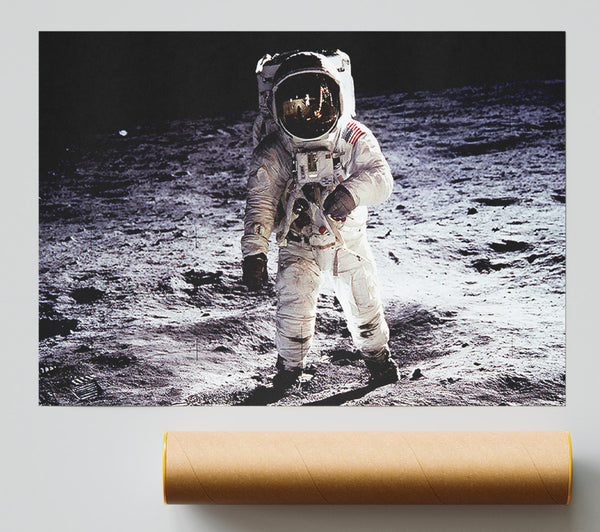 Spaceman On The Moon Giclee Print