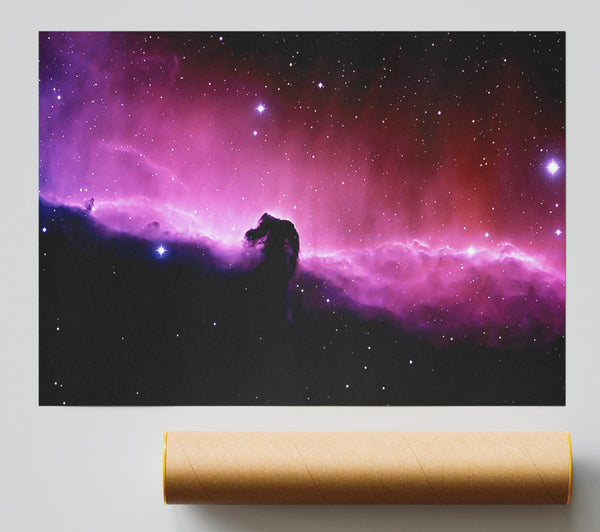 Pink Horsehead Nebula Poster