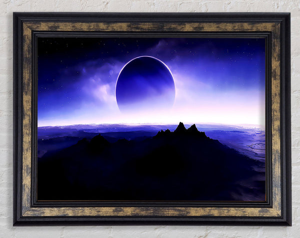 Solar Planet Framed Print