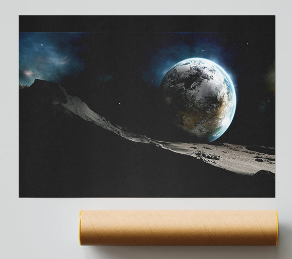 Earth From Mars Print