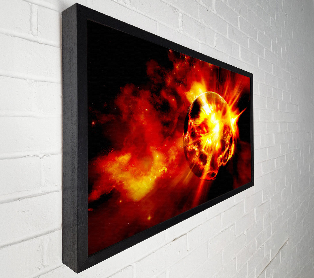  A Canvas Print of The Suns Core Canvas Art