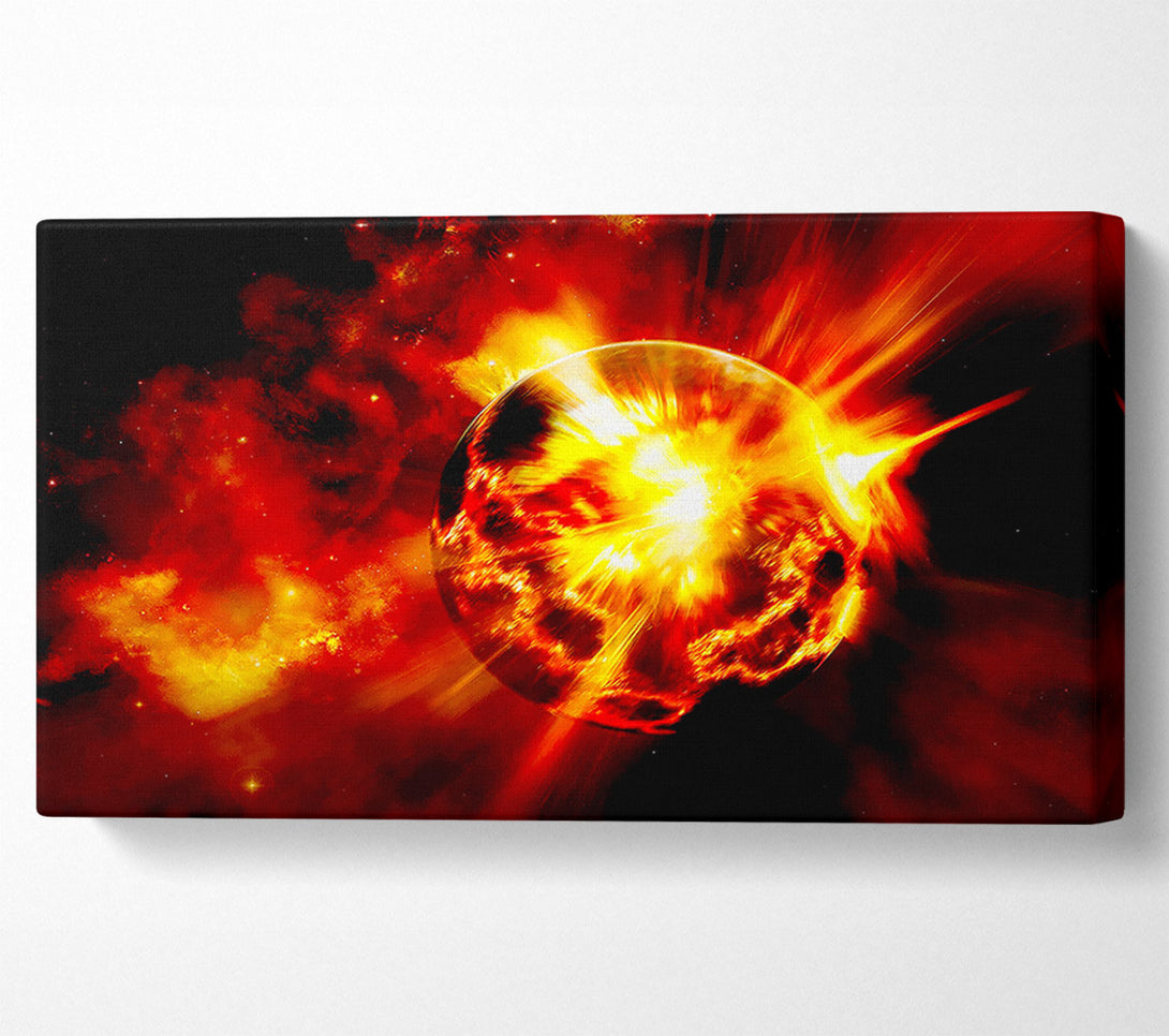  A Canvas Print of The Suns Core Canvas Art