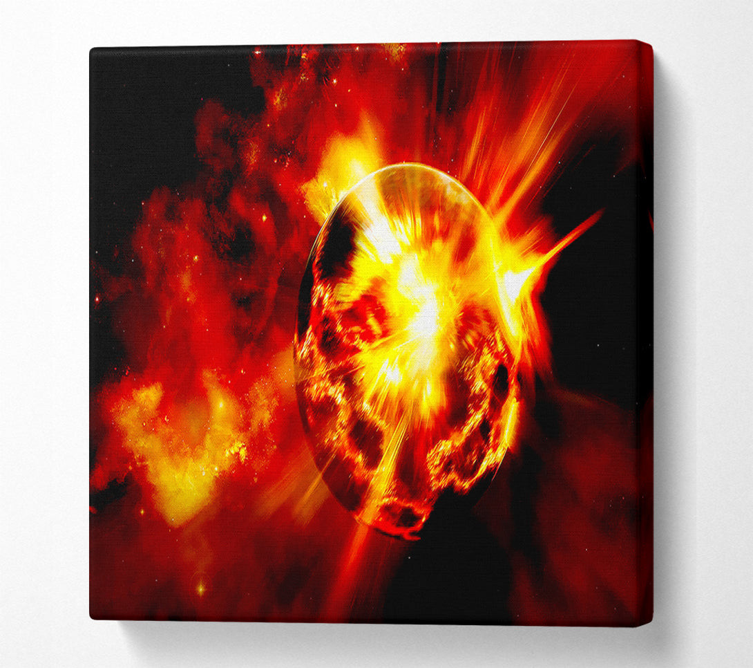  A Canvas Print of The Suns Core Canvas Art