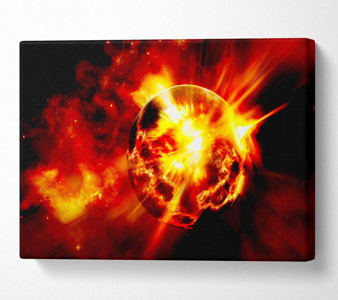  A Canvas Print of The Suns Core Canvas Art