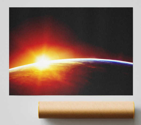 Sun Over Planet Earth Giclee Print