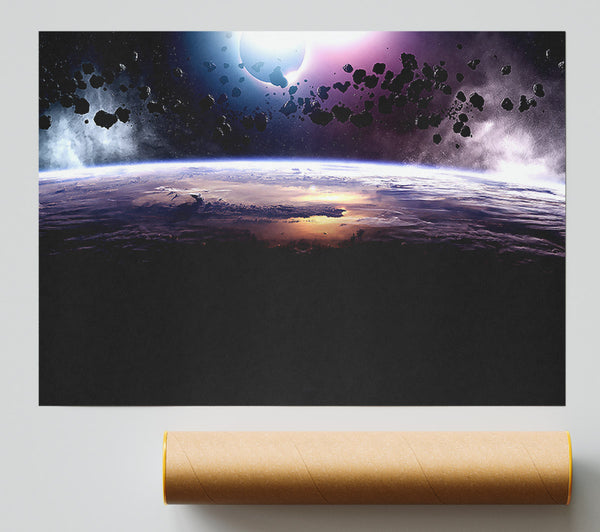 Asteroids Eclipse Poster
