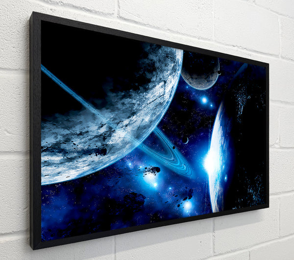Blue Galaxy Rays