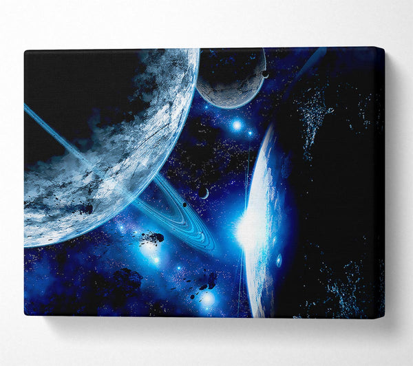 Blue Galaxy Rays
