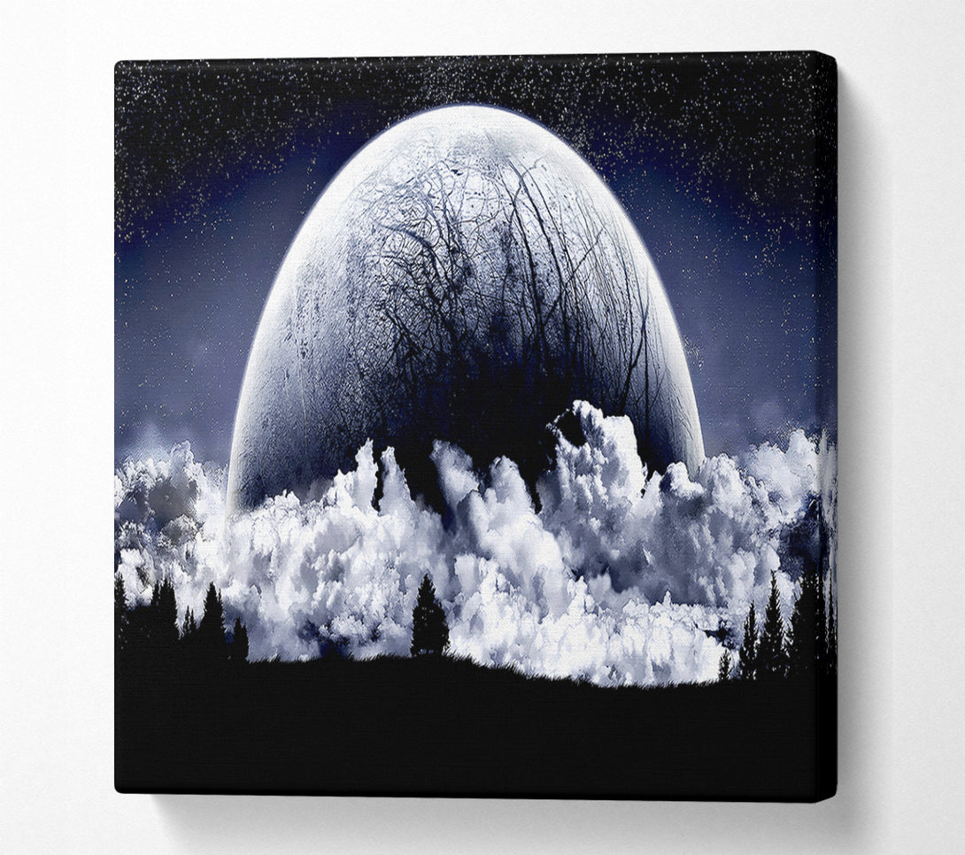  A Canvas Print of Alien Planet Canvas Wall Art