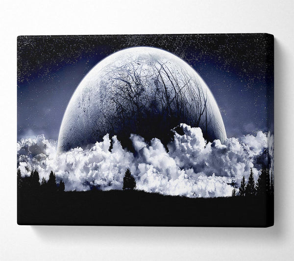  A Canvas Print of Alien Planet Canvas Wall Art