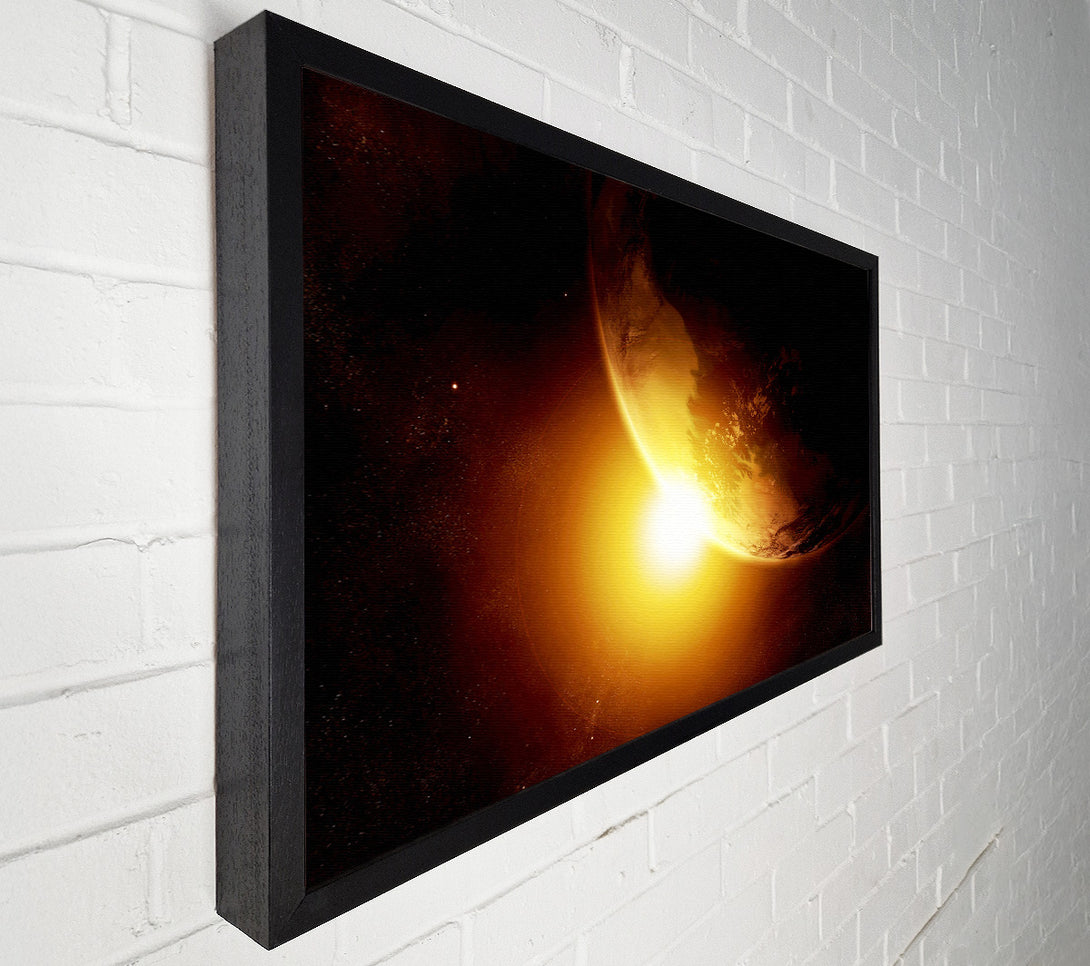  A Canvas Print of Eclipse Of The Sun Canvas Print