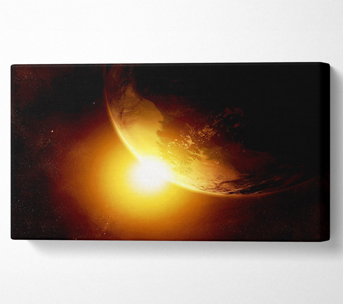  A Canvas Print of Eclipse Of The Sun Canvas Print