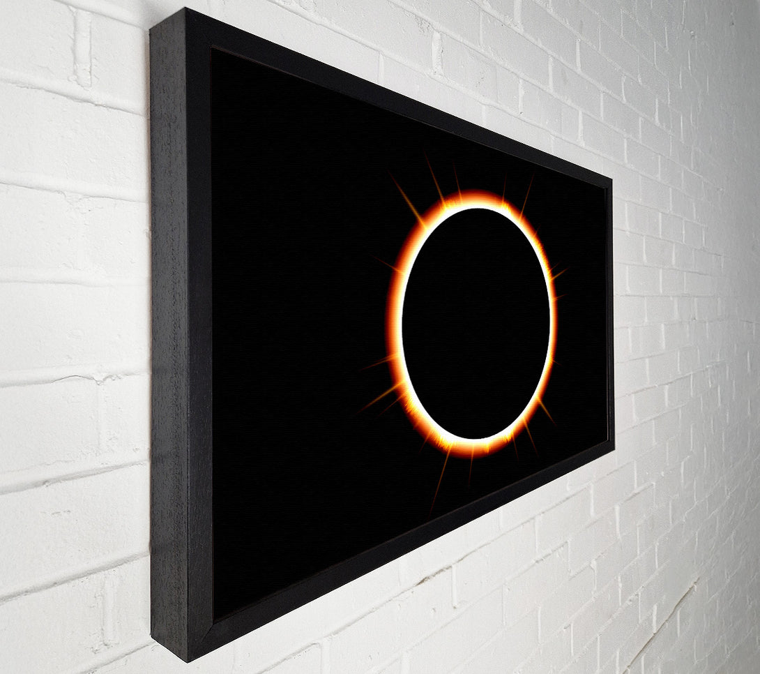  A Canvas Print of Solar Eclipse Of The Sun Canvas Print