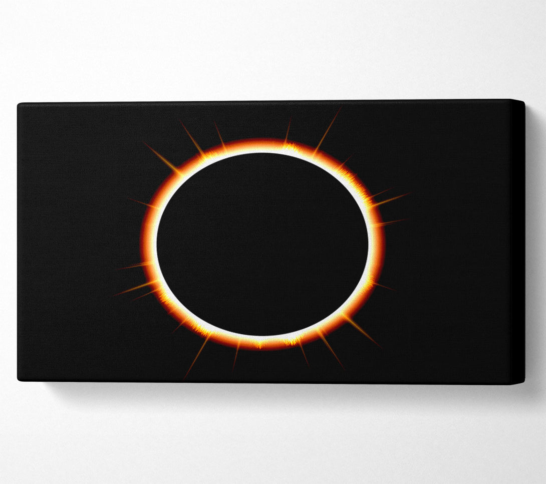  A Canvas Print of Solar Eclipse Of The Sun Canvas Print