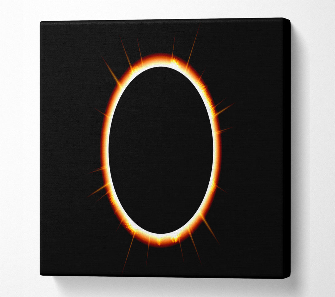  A Canvas Print of Solar Eclipse Of The Sun Canvas Print