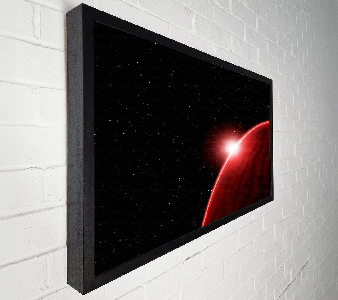 A Canvas Print of Alien Sunrise Canvas Wall Art
