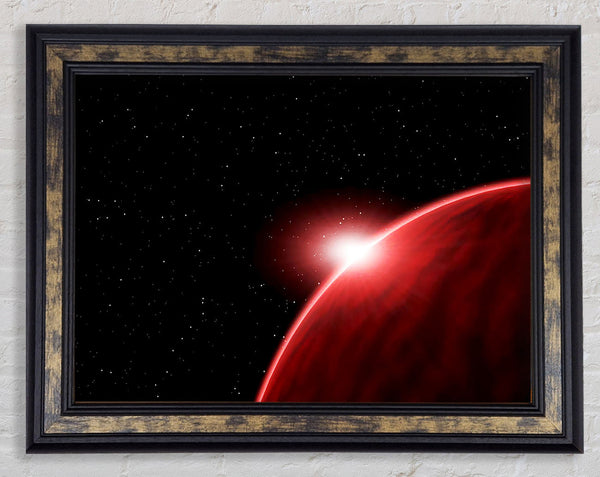 Alien Sunrise Framed Print