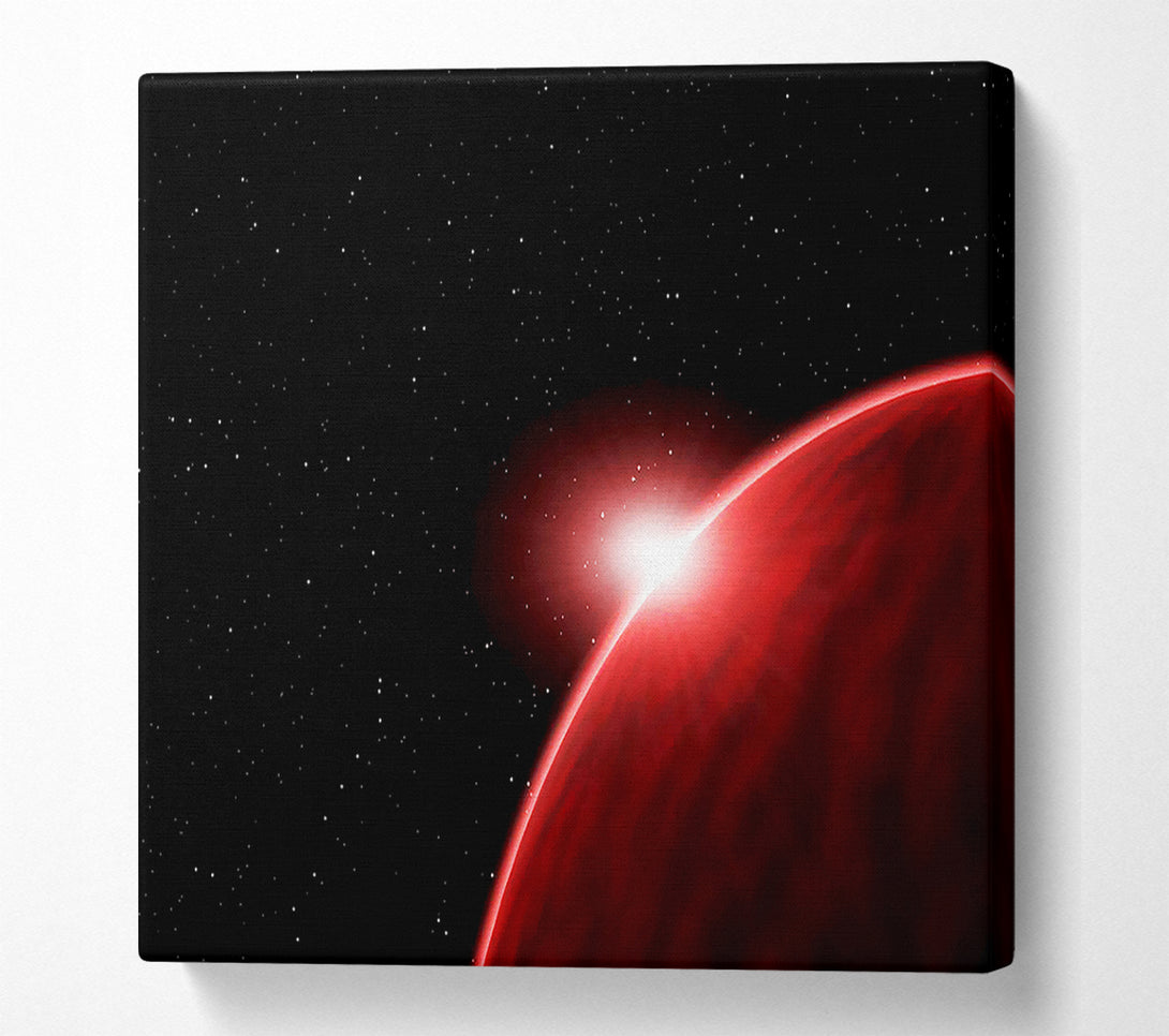  A Canvas Print of Alien Sunrise Canvas Wall Art