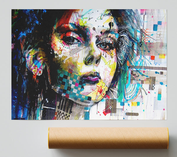 Girl Colours Poster