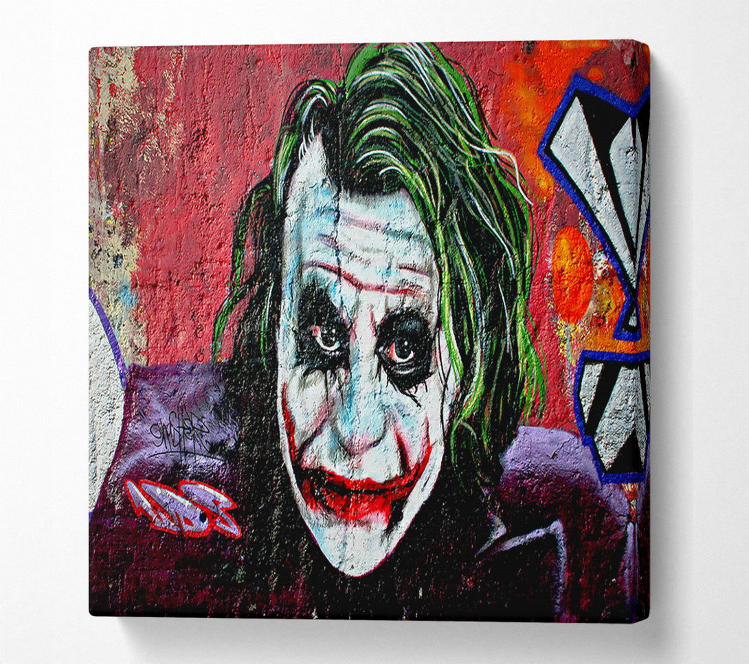  A Canvas Print of The Joker Canvas Wall Art