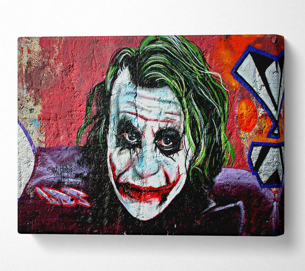  A Canvas Print of The Joker Canvas Wall Art