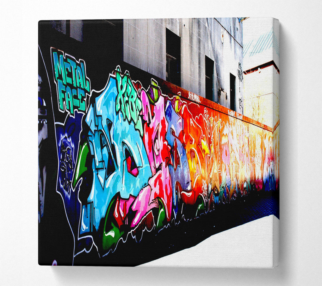 A Canvas Print of Metal Face Canvas Wall Art