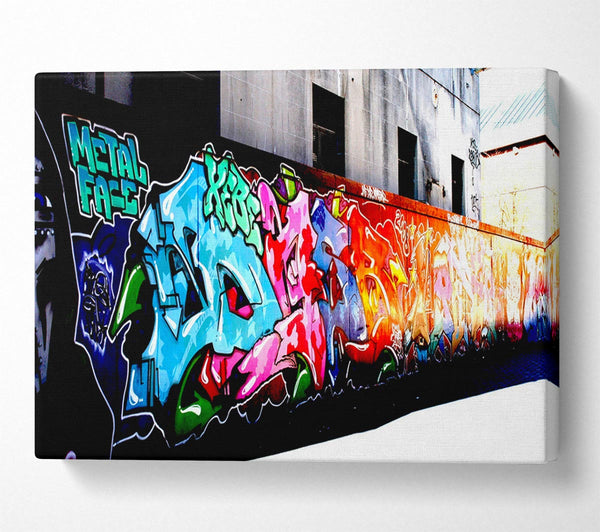  A Canvas Print of Metal Face Canvas Wall Art