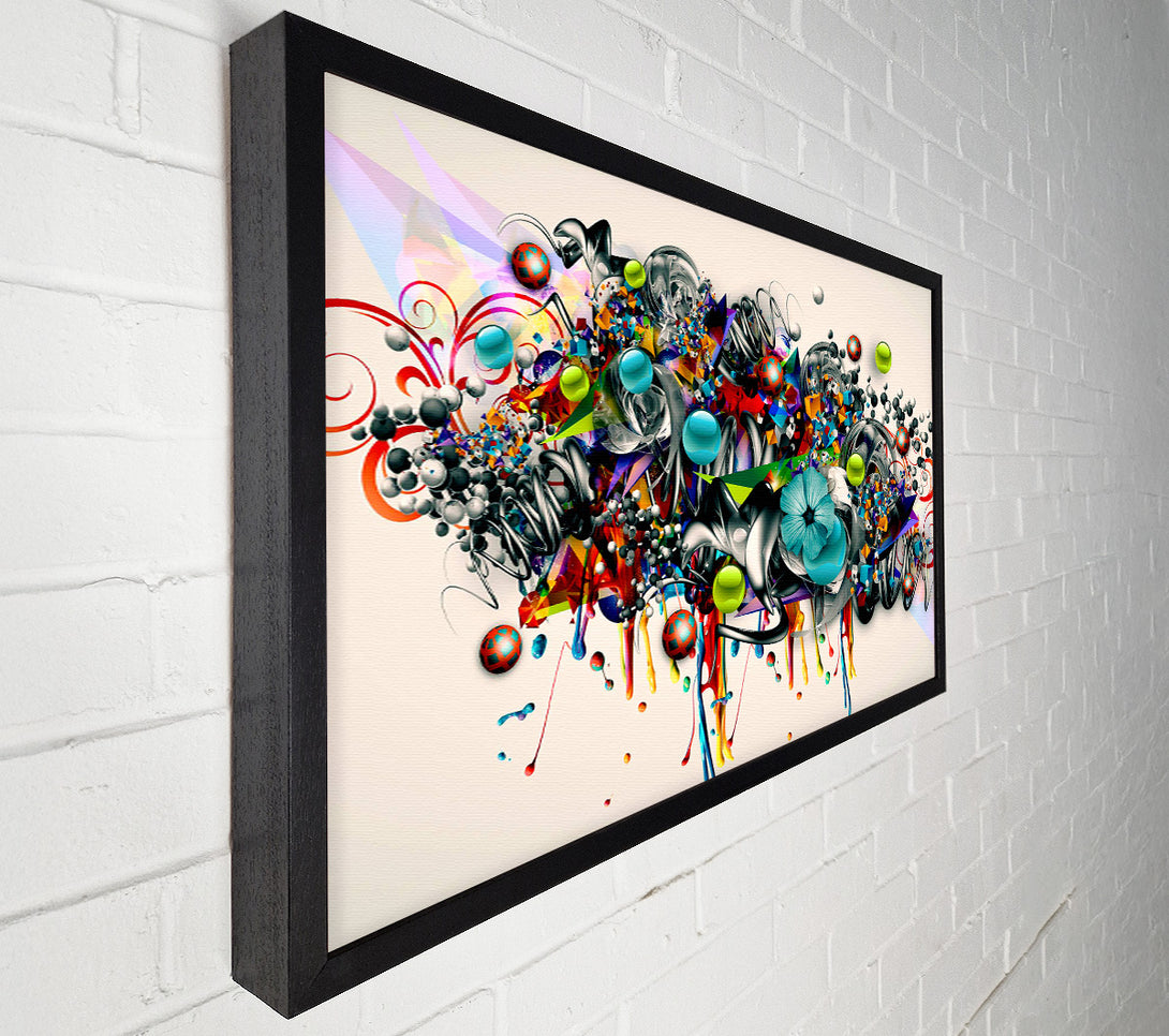  A Canvas Print of Flower Bubbles Canvas Art