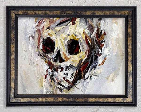 Skull Face Framed Print