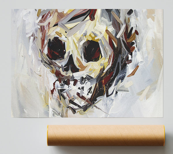 Skull Face Print
