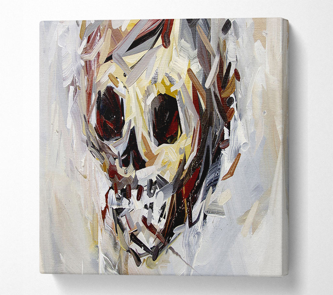  A Canvas Print of Skull Face Canvas Art