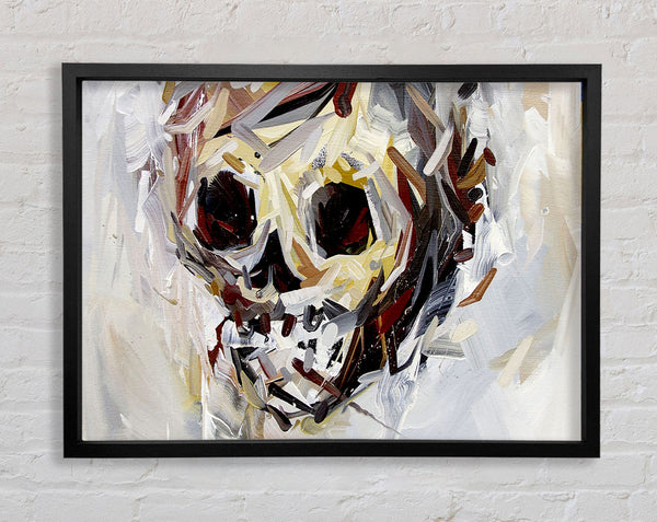 Skull Face Framed Print