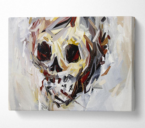  A Canvas Print of Skull Face Canvas Art