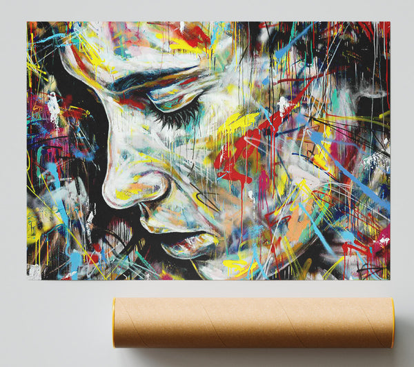 Colourful Woman Poster