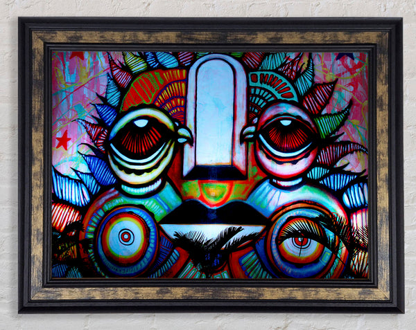 Funny Face Framed Print